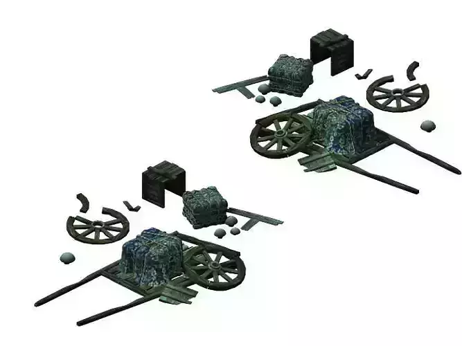 Game Models - Broken Wagons