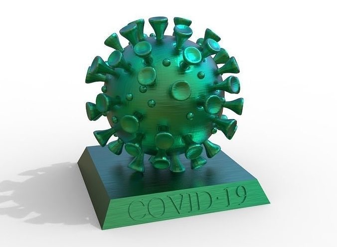 coronavirus 3d model 3D print model