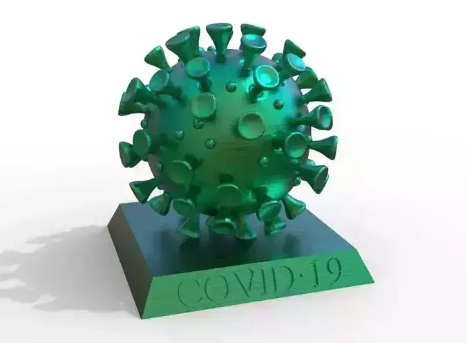 coronavirus 3d model 3D print model
