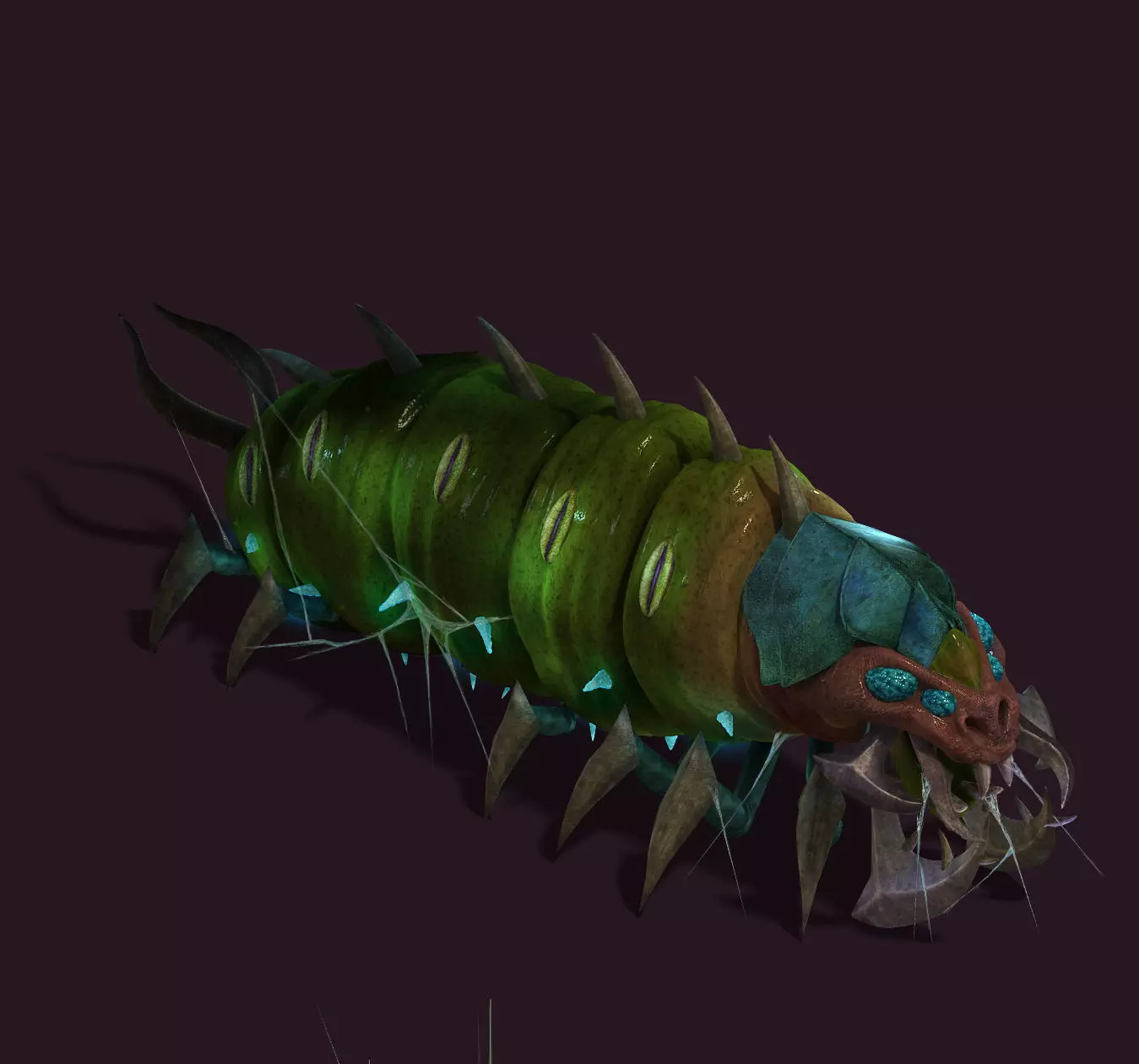 Underground city - poisonous insects 3D model_0