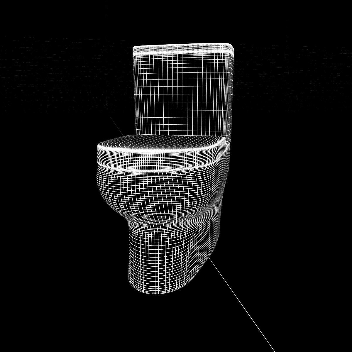 Freebies toilet commode closet render ready vray  Free 3D model_9