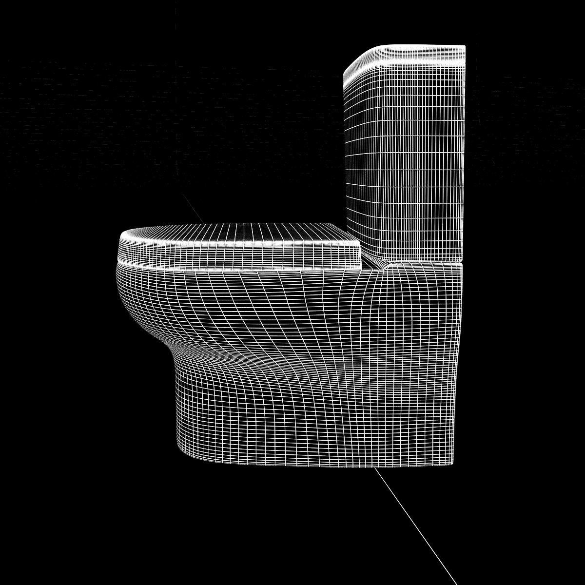 Freebies toilet commode closet render ready vray  Free 3D model_6