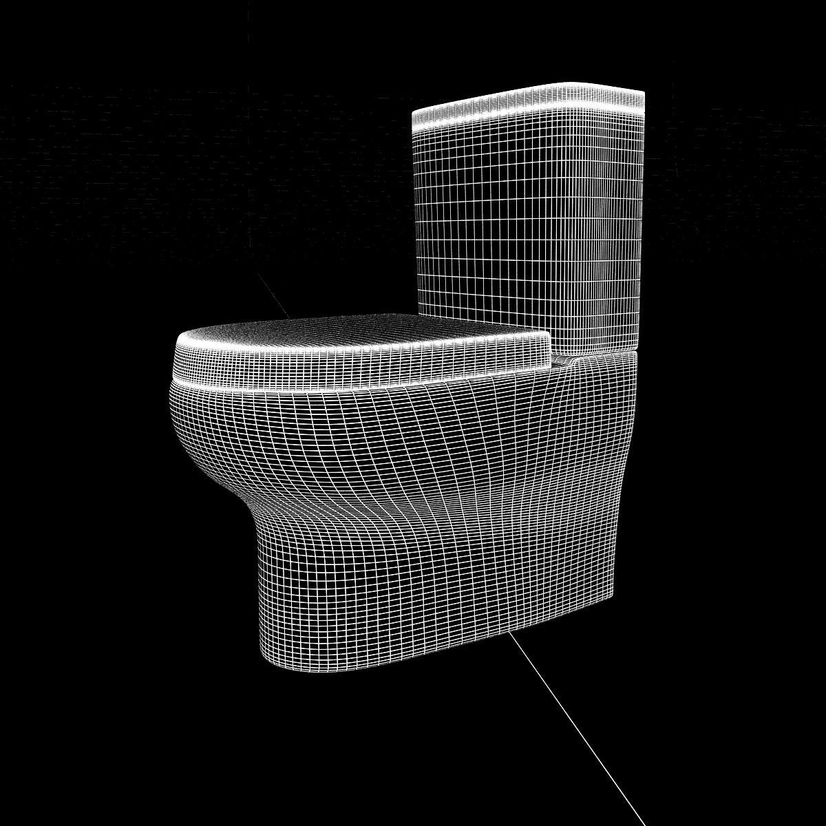 Freebies toilet commode closet render ready vray  Free 3D model_4