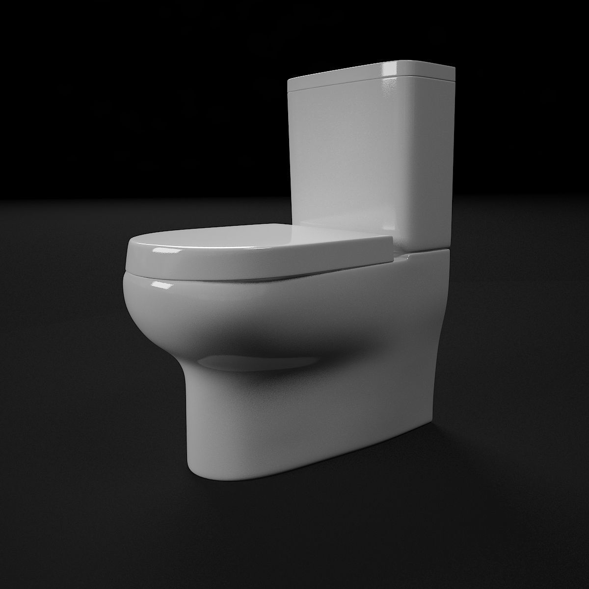 Freebies toilet commode closet render ready vray  Free 3D model_5