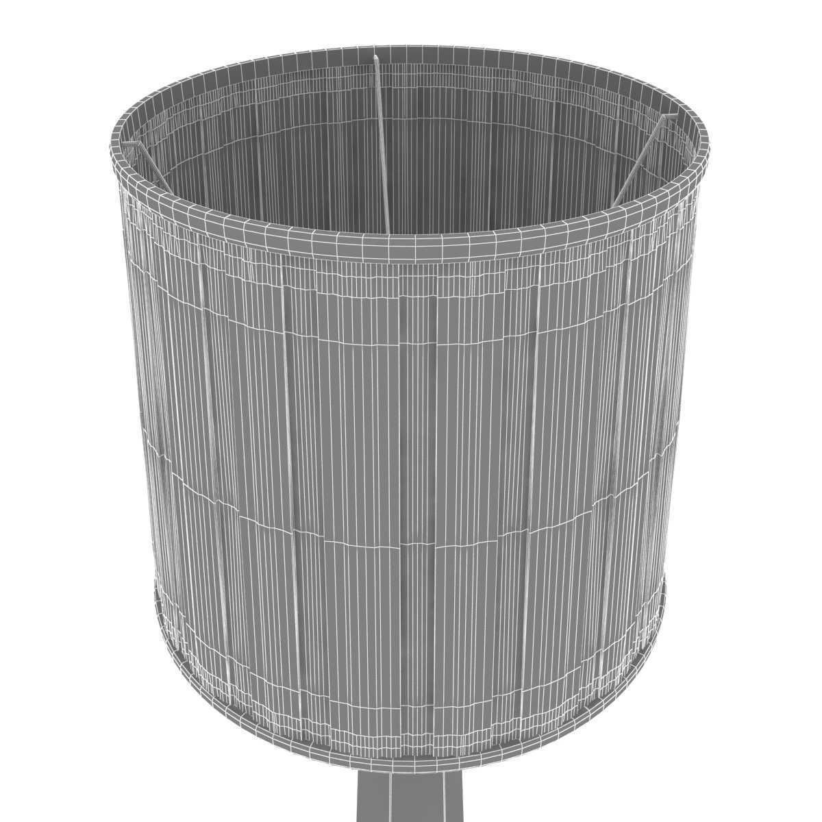 Baccarat  Table Lamp  Krystal  3D model_8