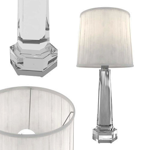 Baccarat  Table Lamp  Krystal  3D model