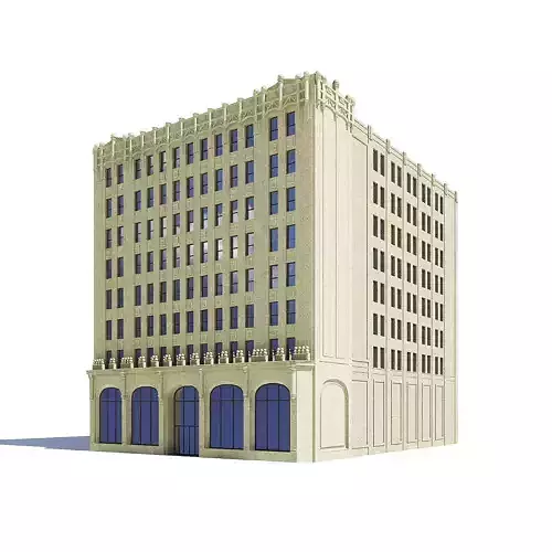 Library Building 3D Model 3D model