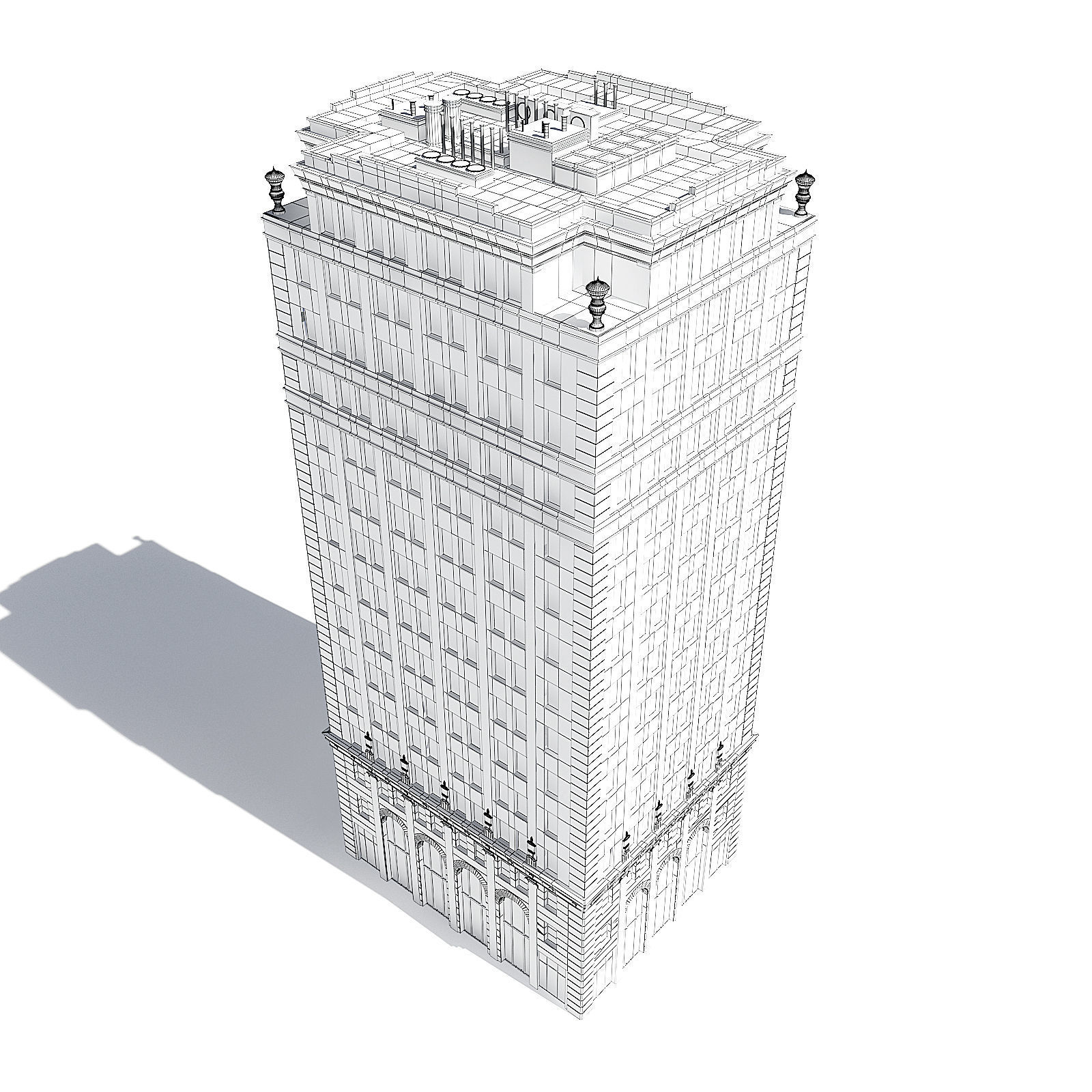 Tall Building 3D Model 3D model_5