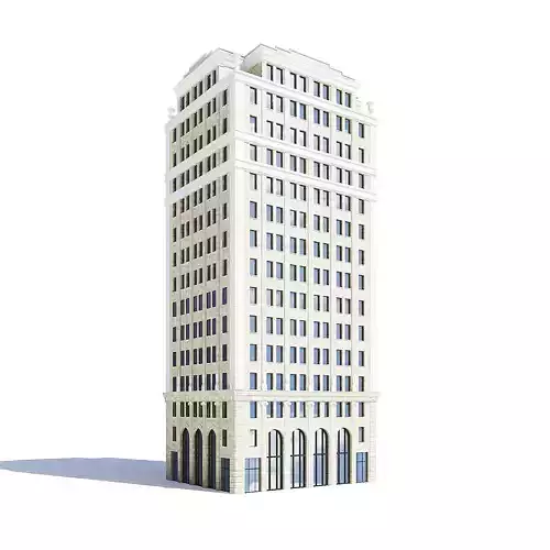 Tall Building 3D Model