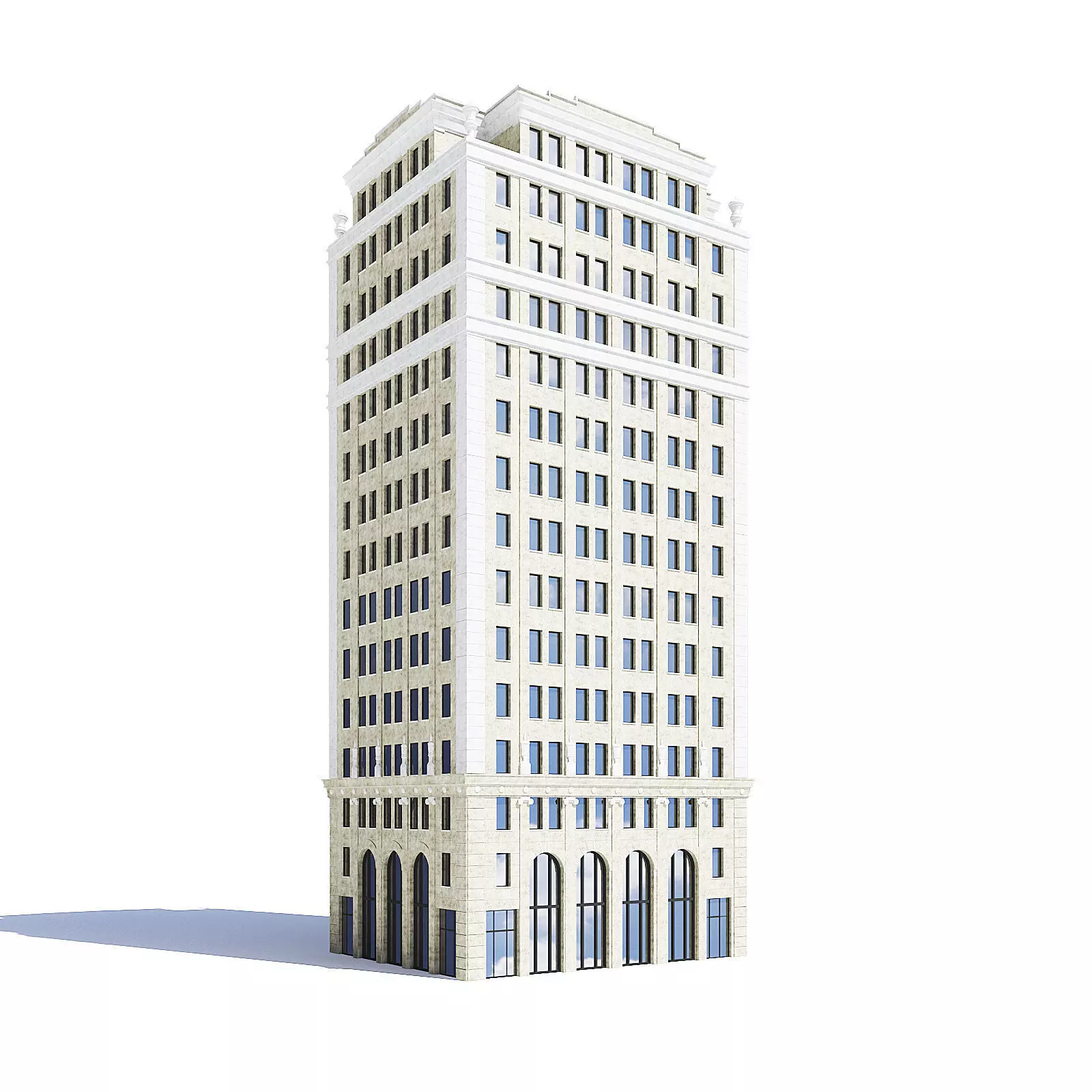 Tall Building 3D Model 3D model_0