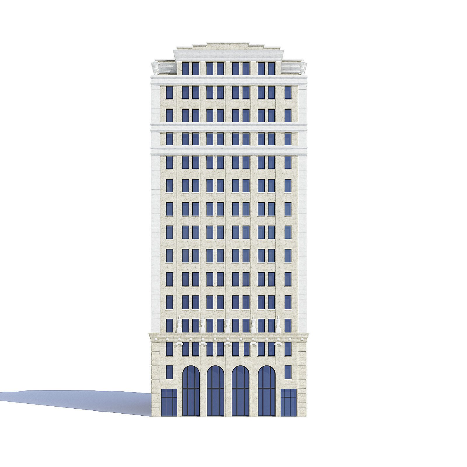 Tall Building 3D Model 3D model_2