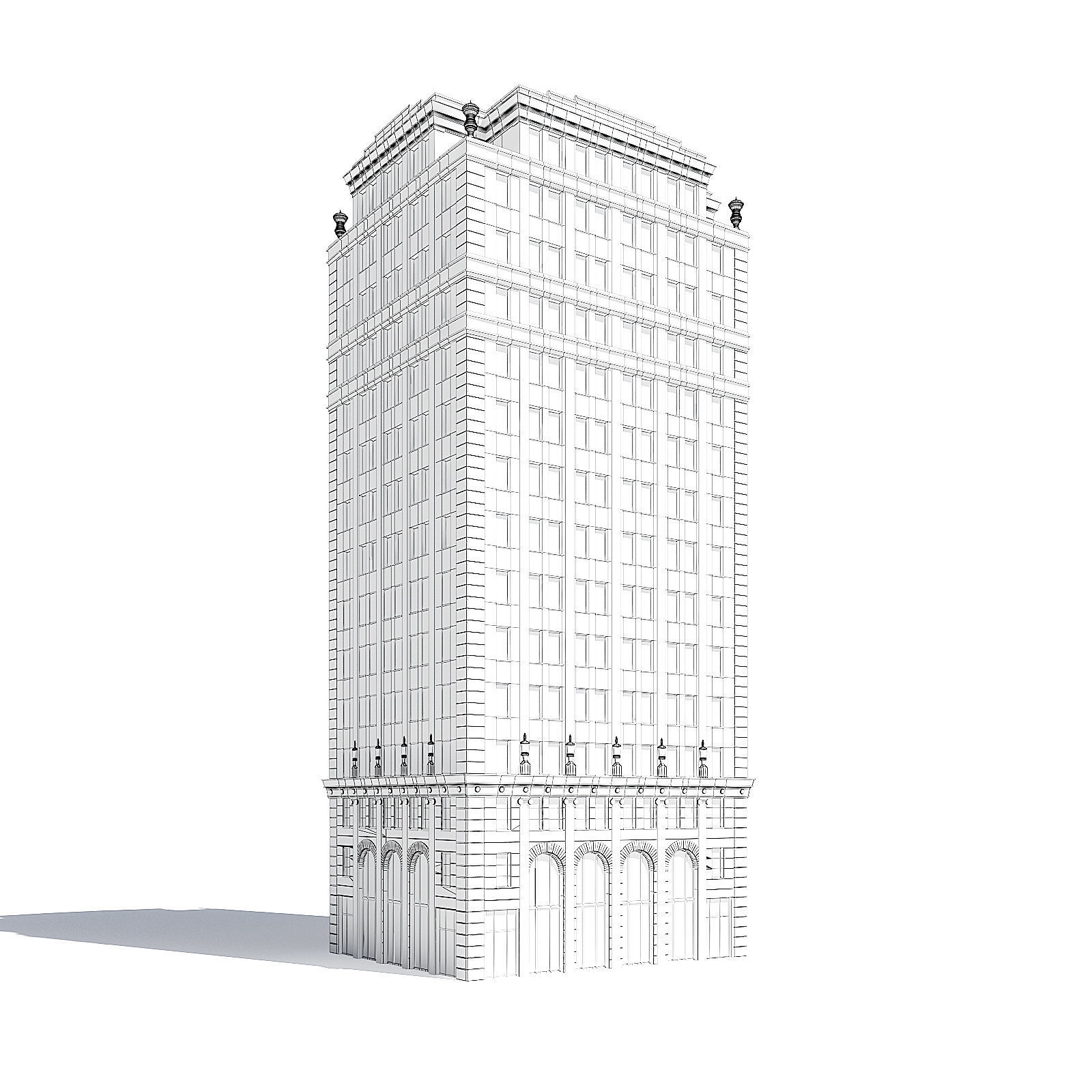 Tall Building 3D Model 3D model_1