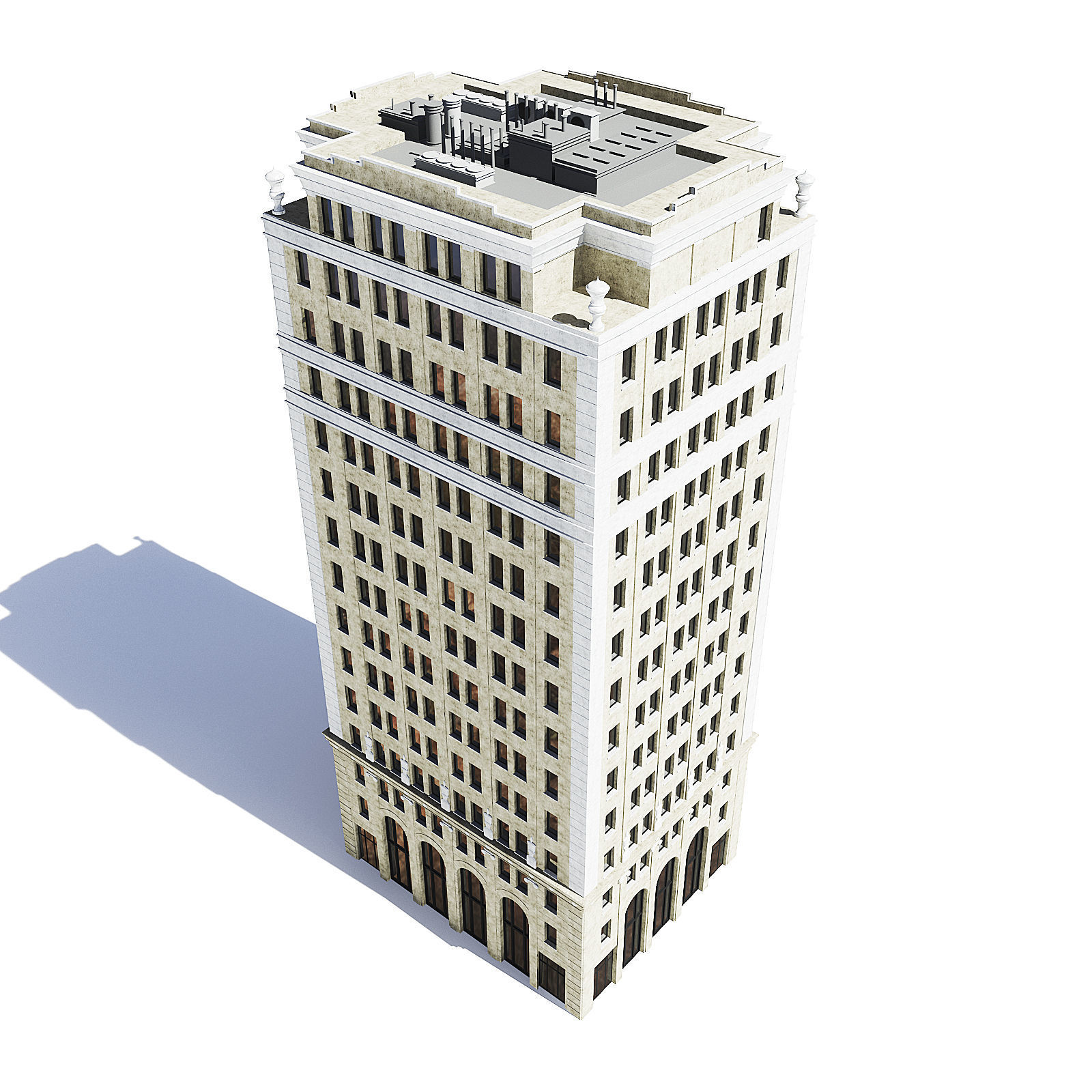 Tall Building 3D Model 3D model_4