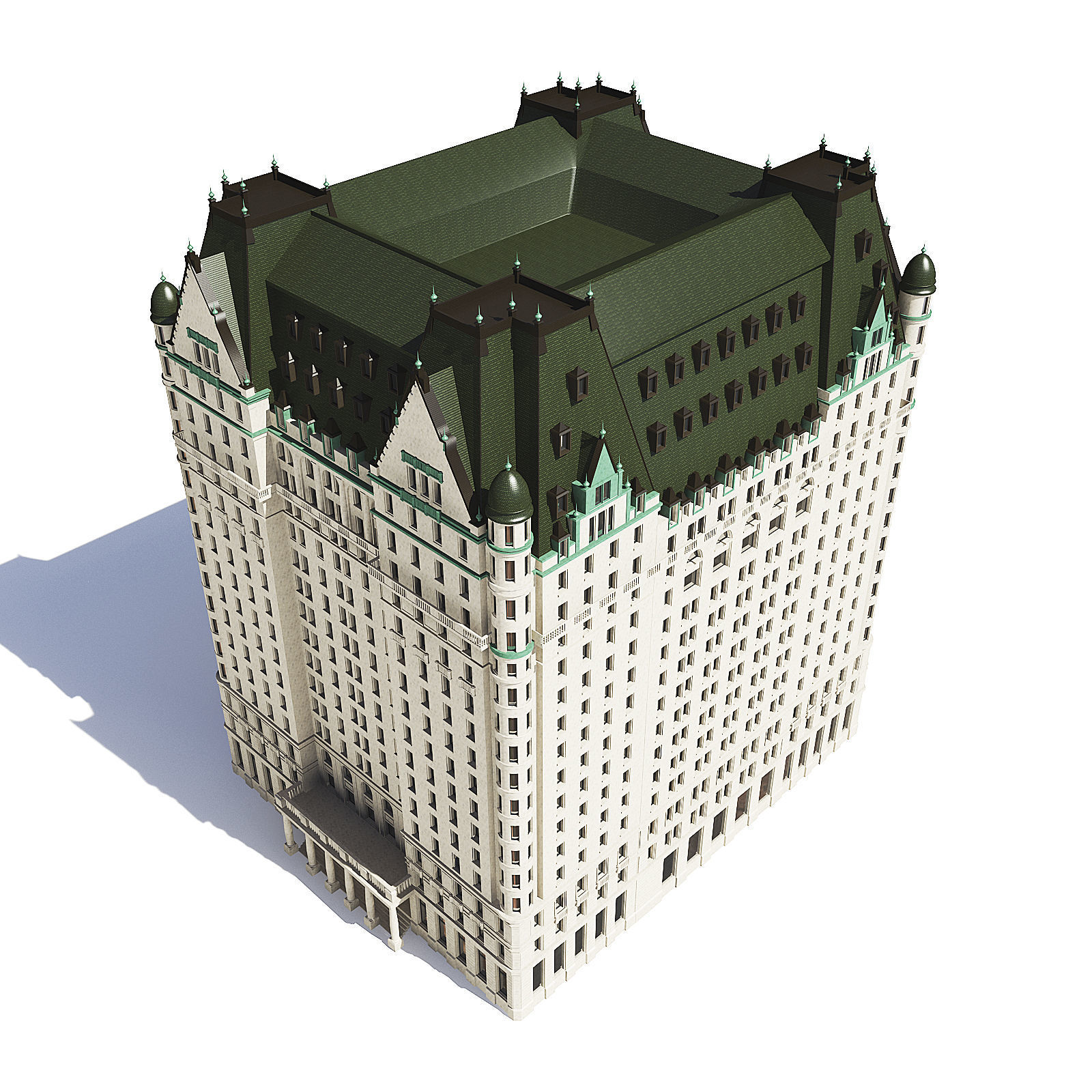  Large Hotel 3D Model 3D model_4