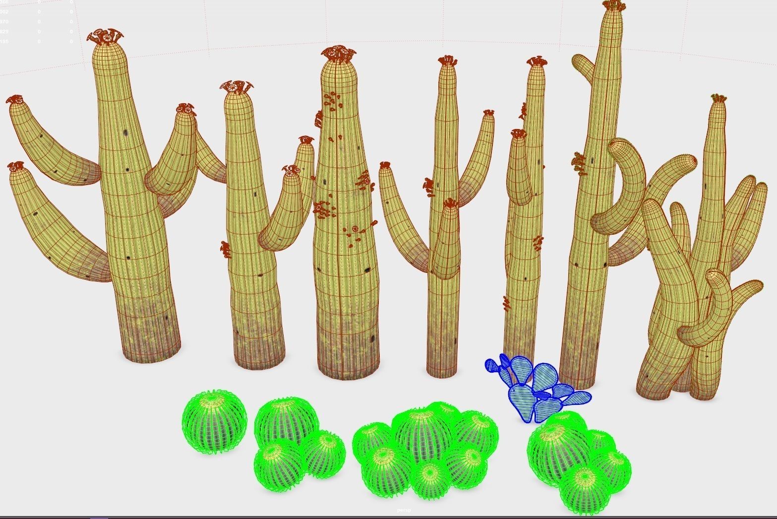 tropical Trees - Game Ready 3D Model Collection_16