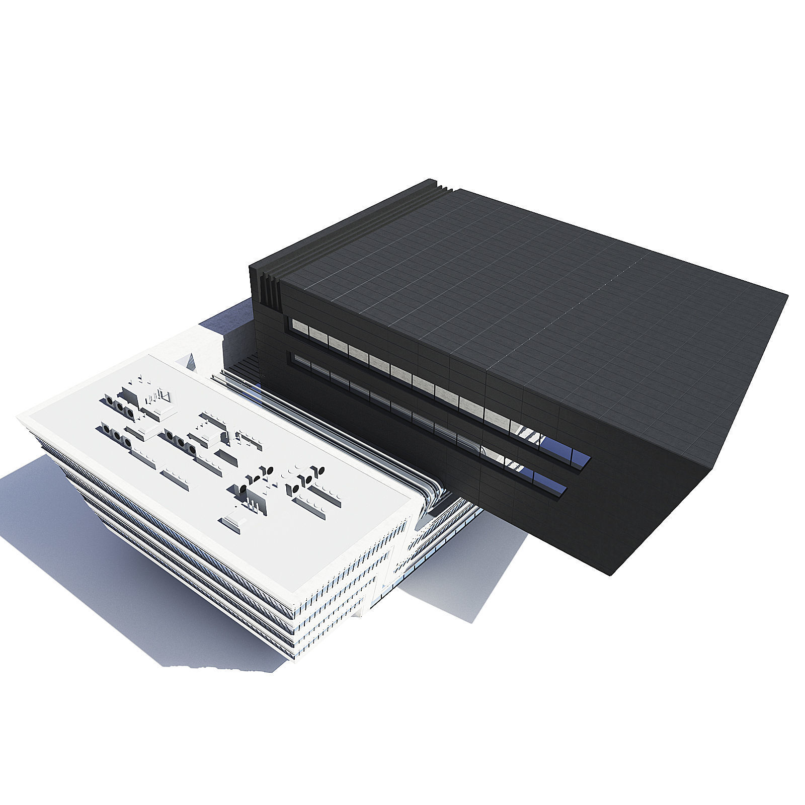 Library Building 3D Model 3D model_4