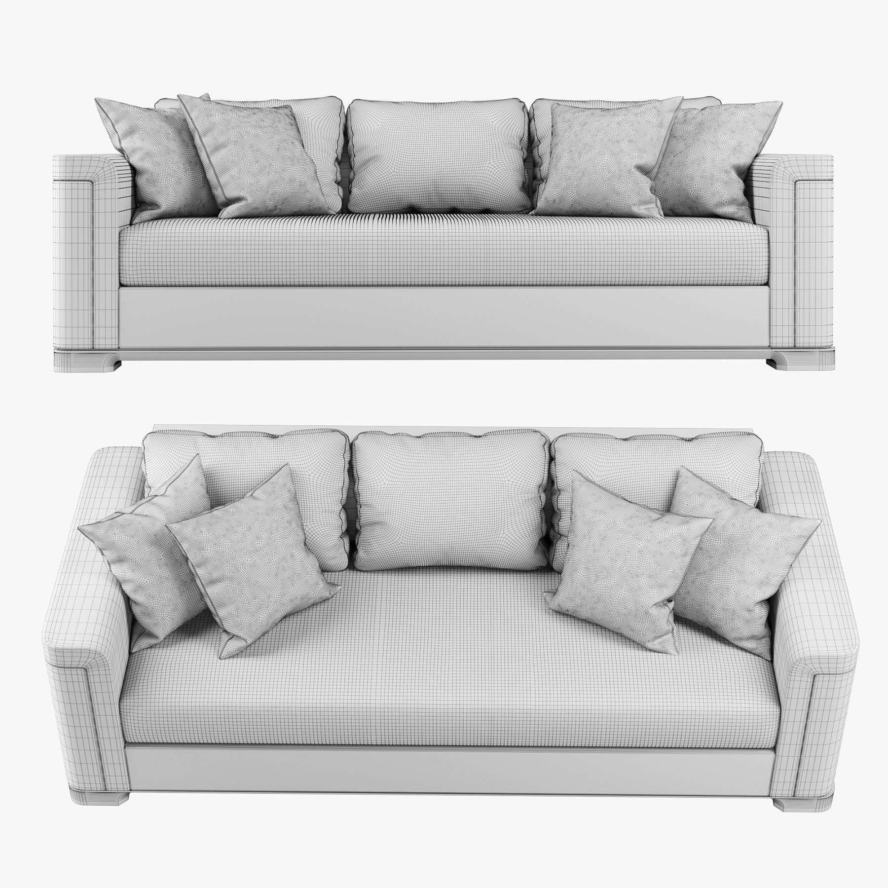 Sofa Perry Sectional 3D model_6