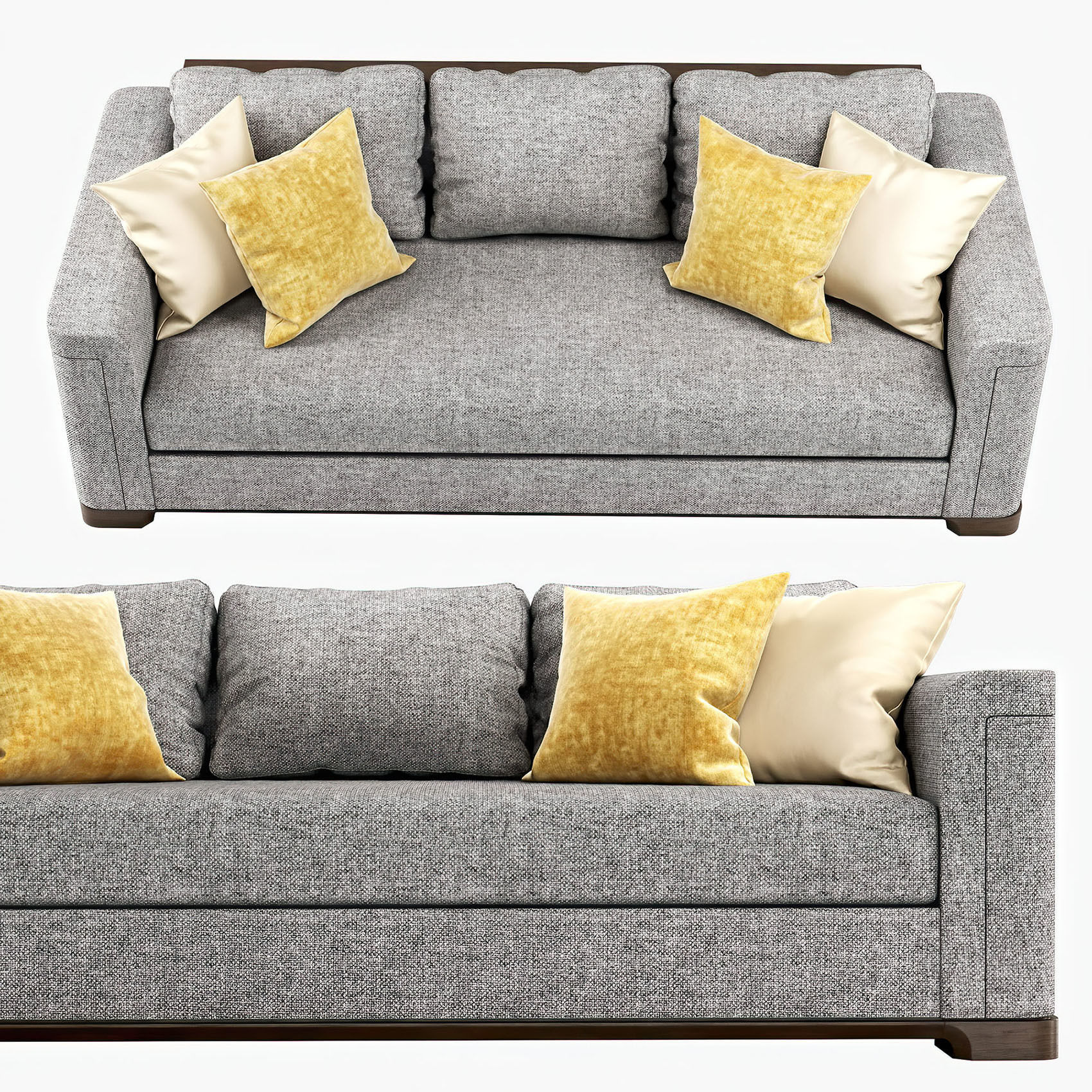 Sofa Perry Sectional 3D model_1
