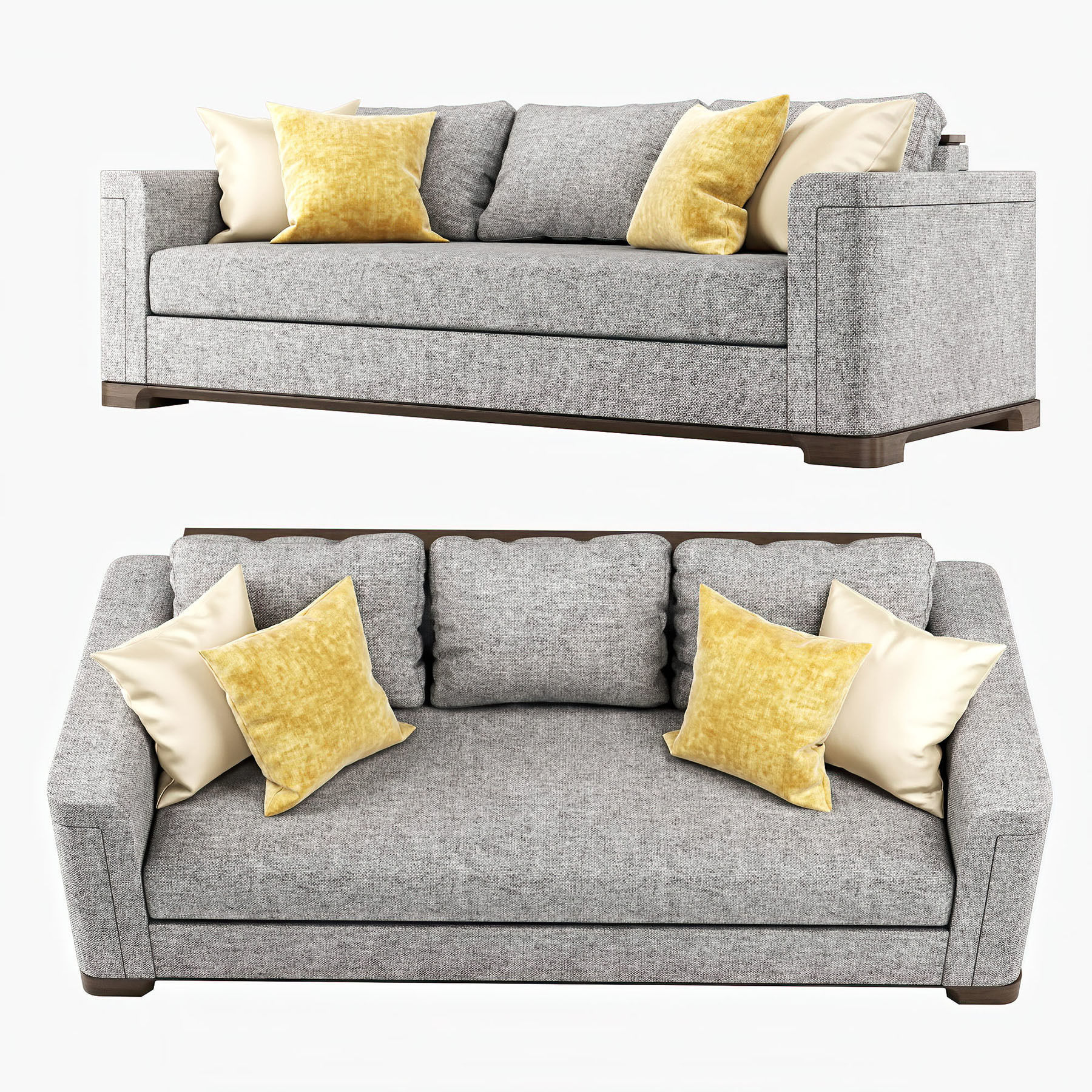 Sofa Perry Sectional 3D model_2