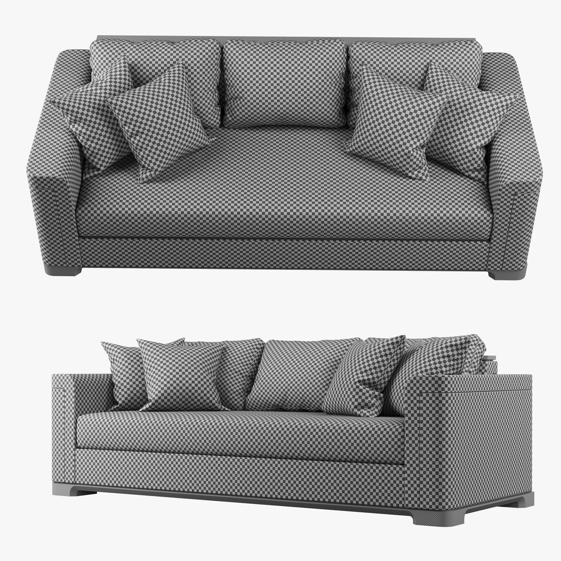 Sofa Perry Sectional 3D model_5