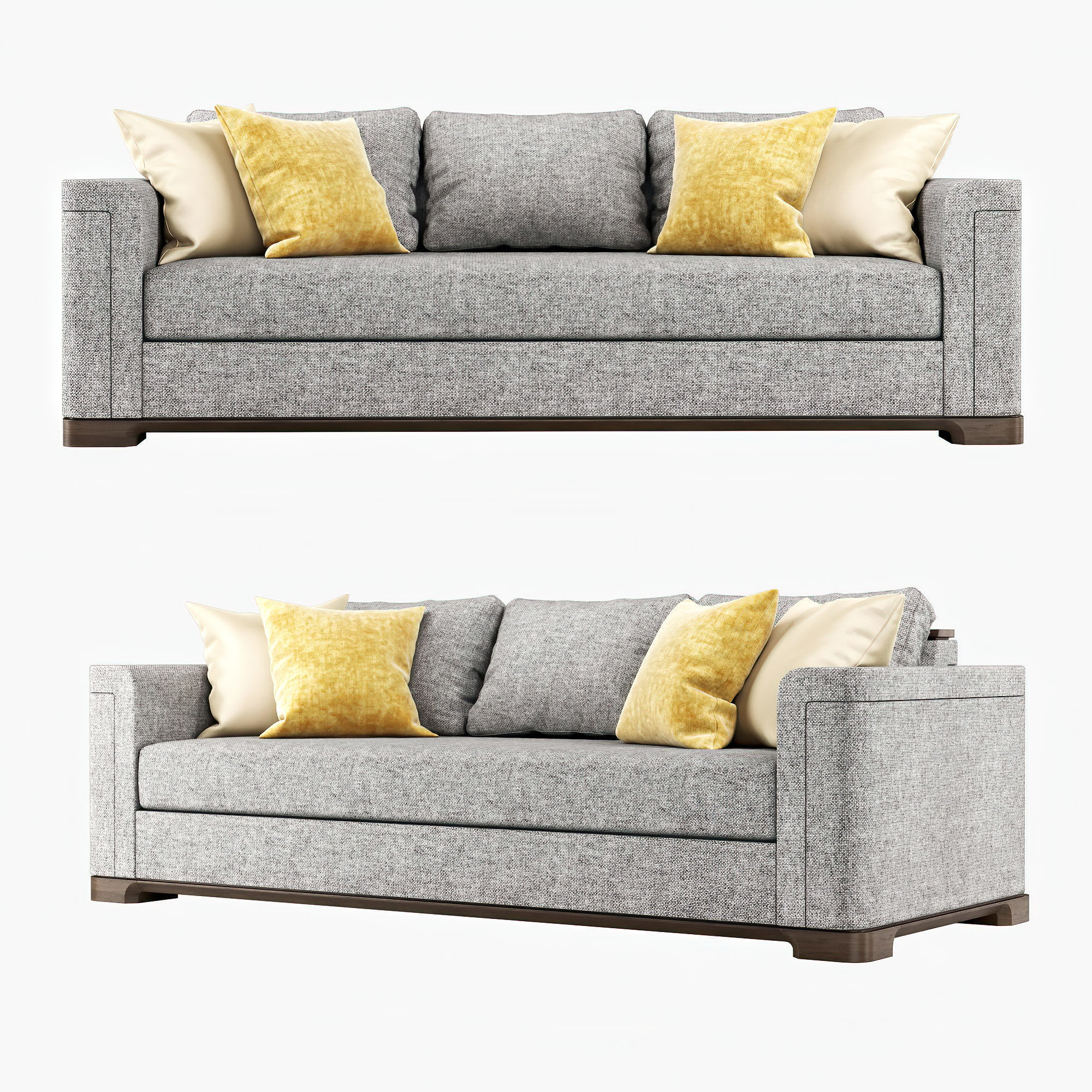 Sofa Perry Sectional 3D model_4