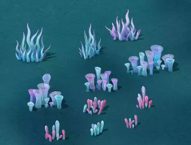 Submarine cartoon world - submarine decoration