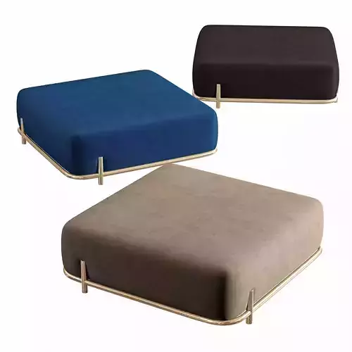 Pouf Valery 3D model