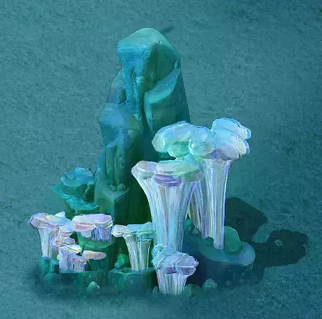 Submarine Cartoon World - Coralstone 02