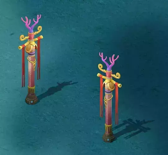 Submarine Cartoon World - Coral Columns