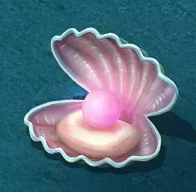 ubmarine cartoon world - watermelon pearl shells