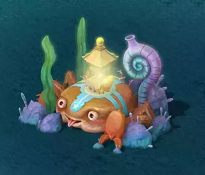 Submarine cartoon world - wild decorations