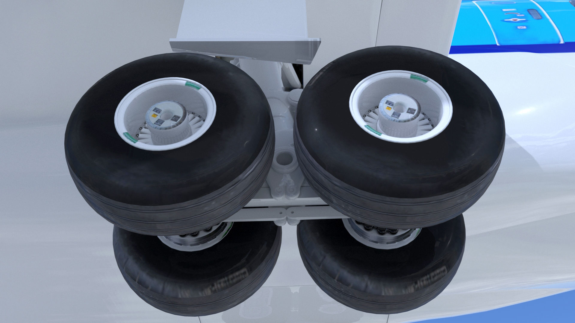 Boeing 787 Dreamliner high detailed model Low-poly 3D model_8