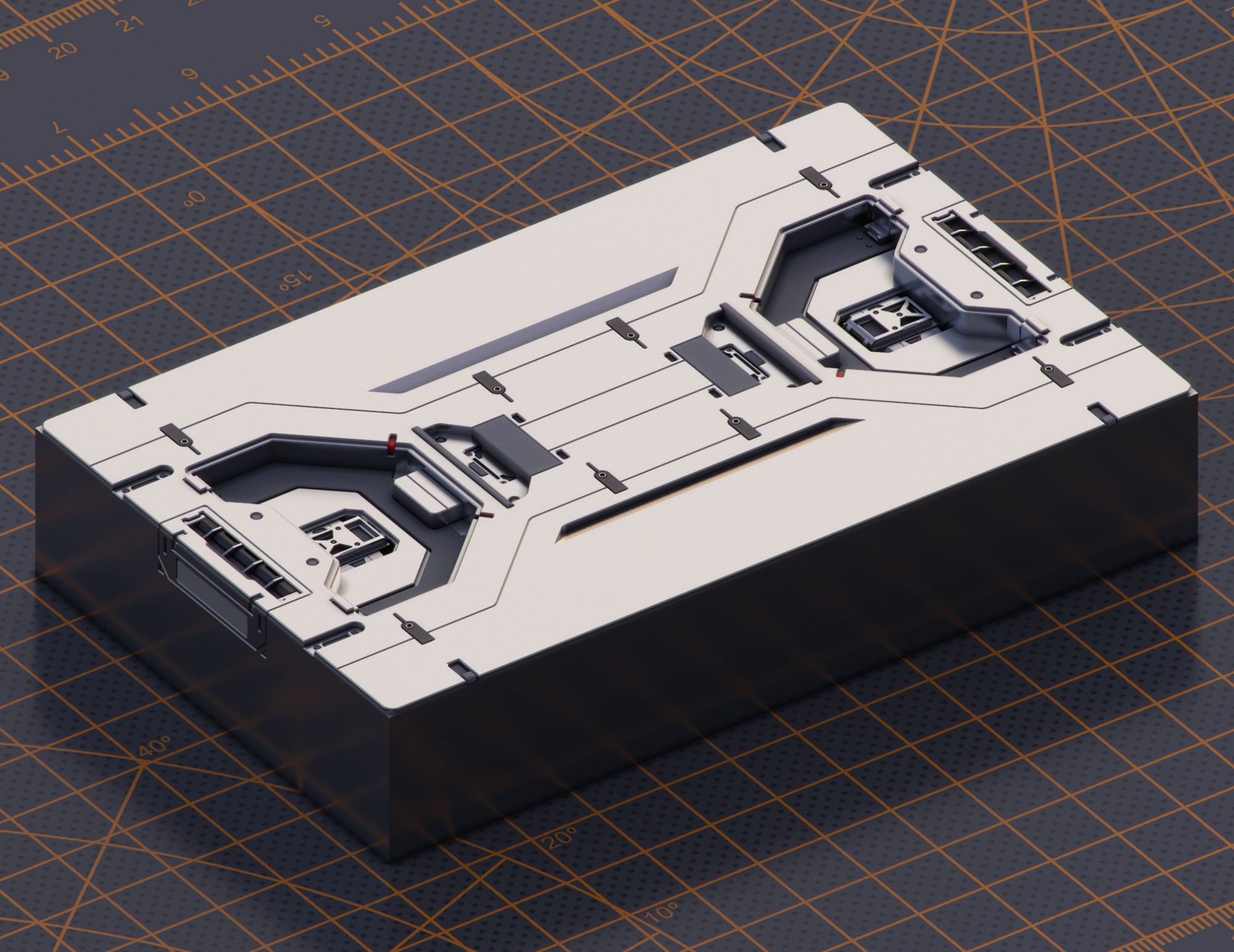 Mech Warrior Hard Surface Kitbash 6 of 20 3D model_10