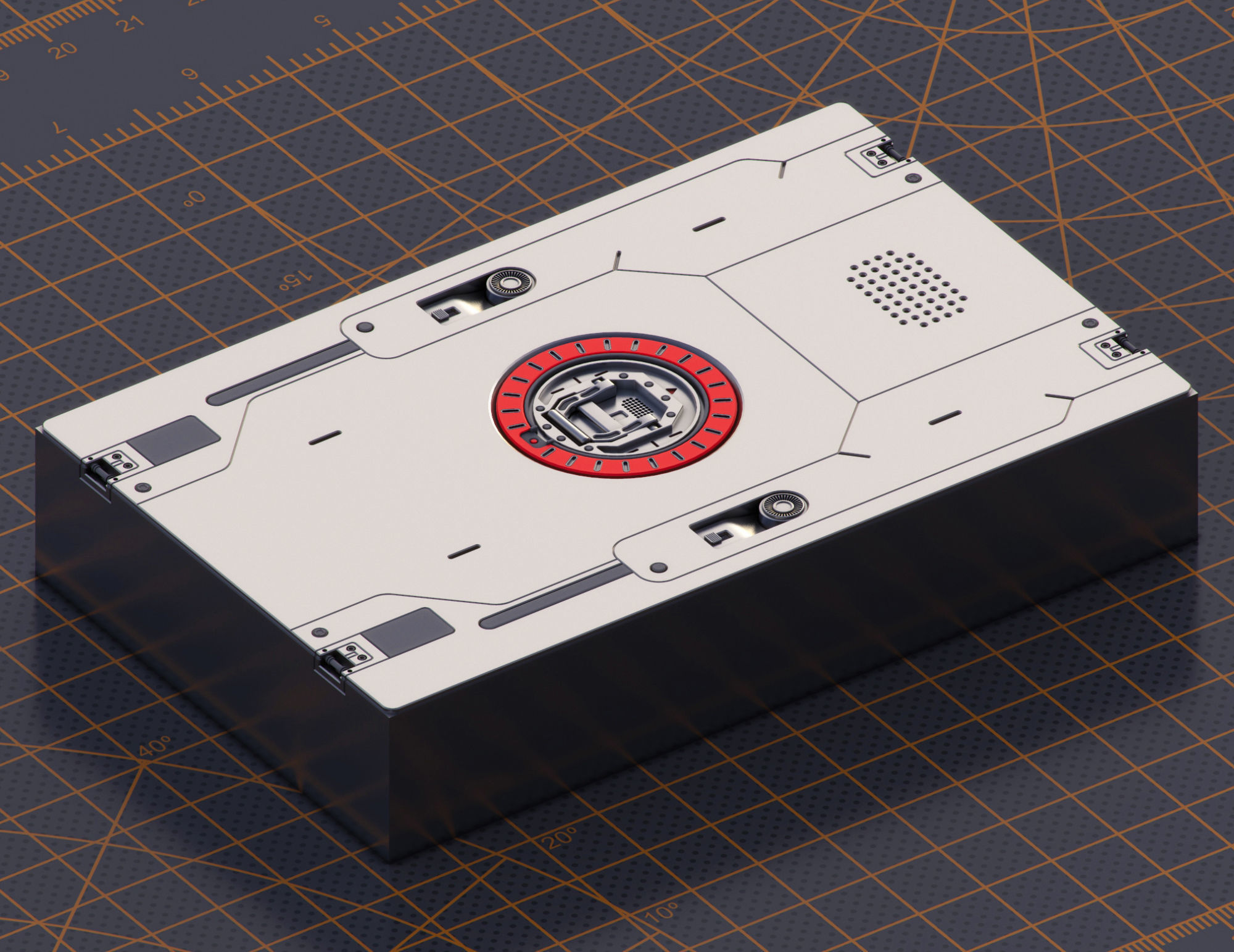 Mech Warrior Hard Surface Kitbash 6 of 20 3D model_9