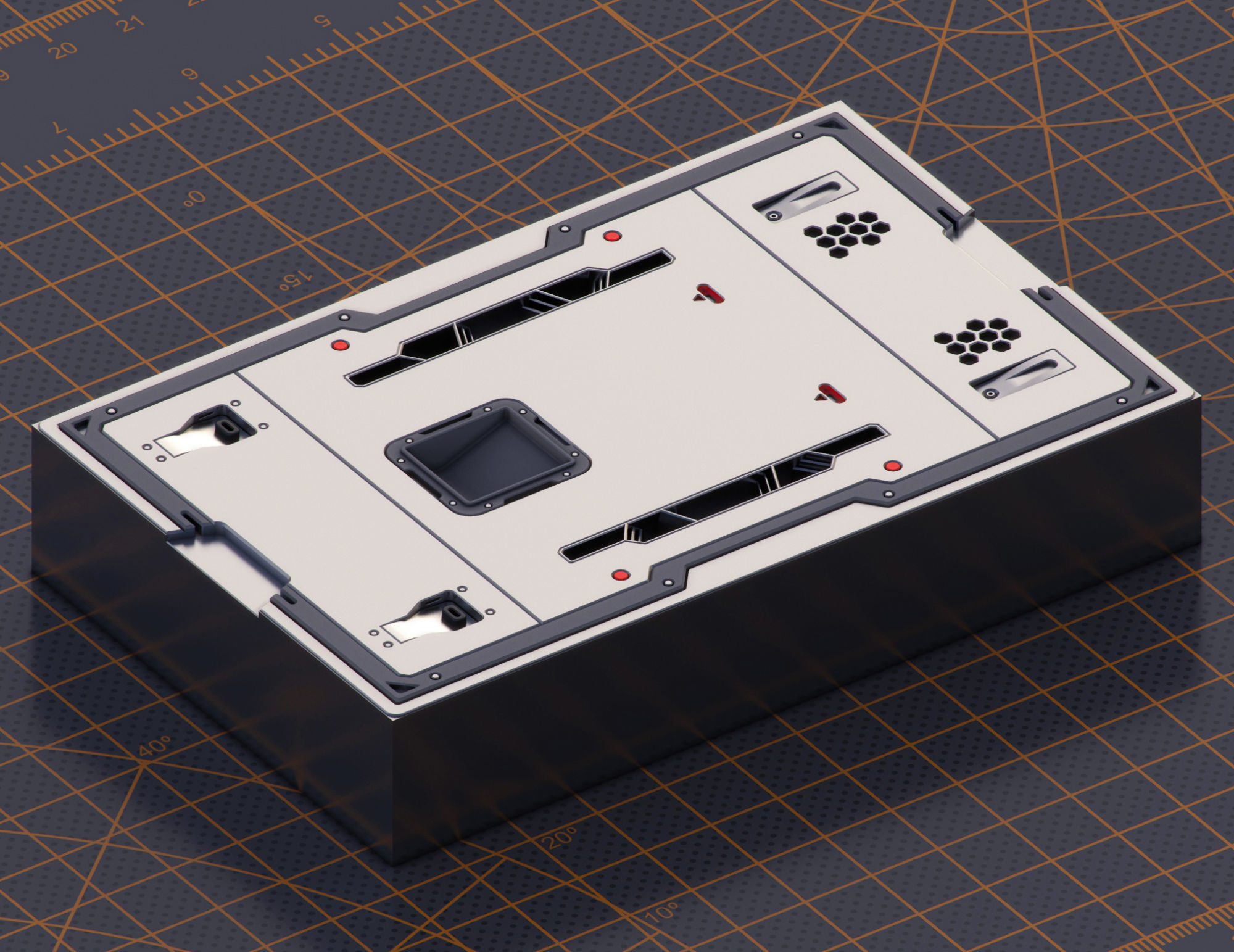 Mech Warrior Hard Surface Kitbash 6 of 20 3D model_8