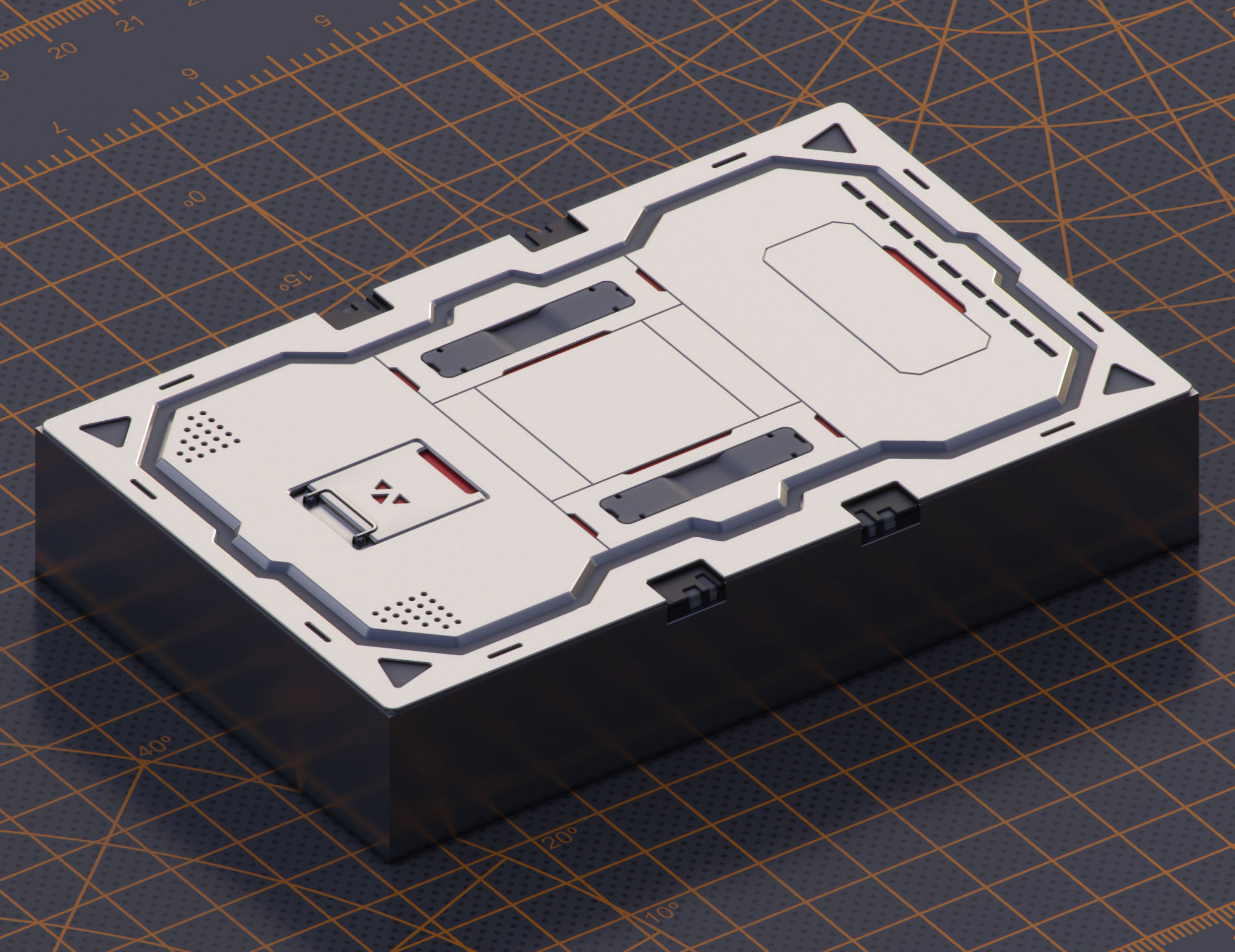 Mech Warrior Hard Surface Kitbash 6 of 20 3D model_17