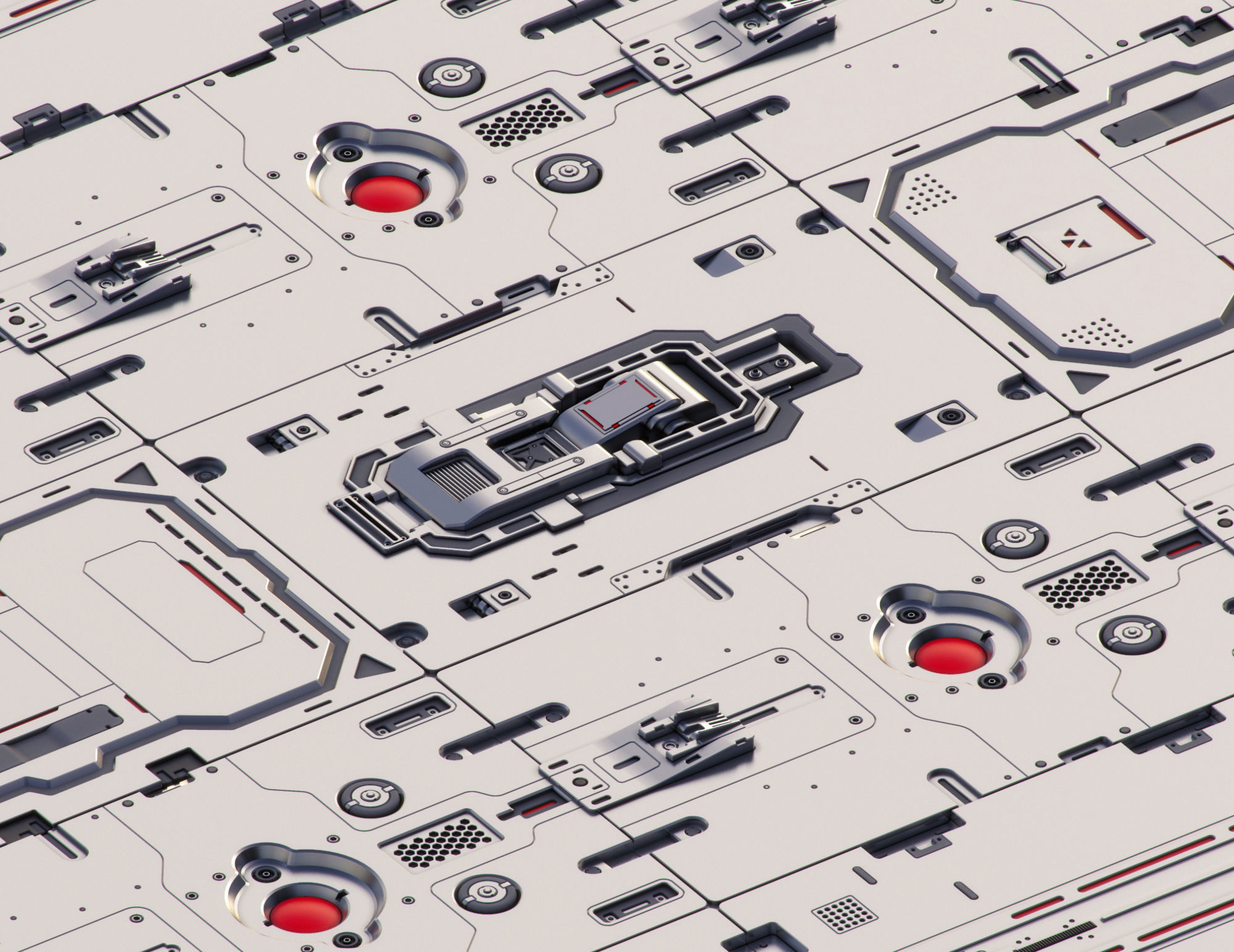 Mech Warrior Hard Surface Kitbash 6 of 20 3D model_3