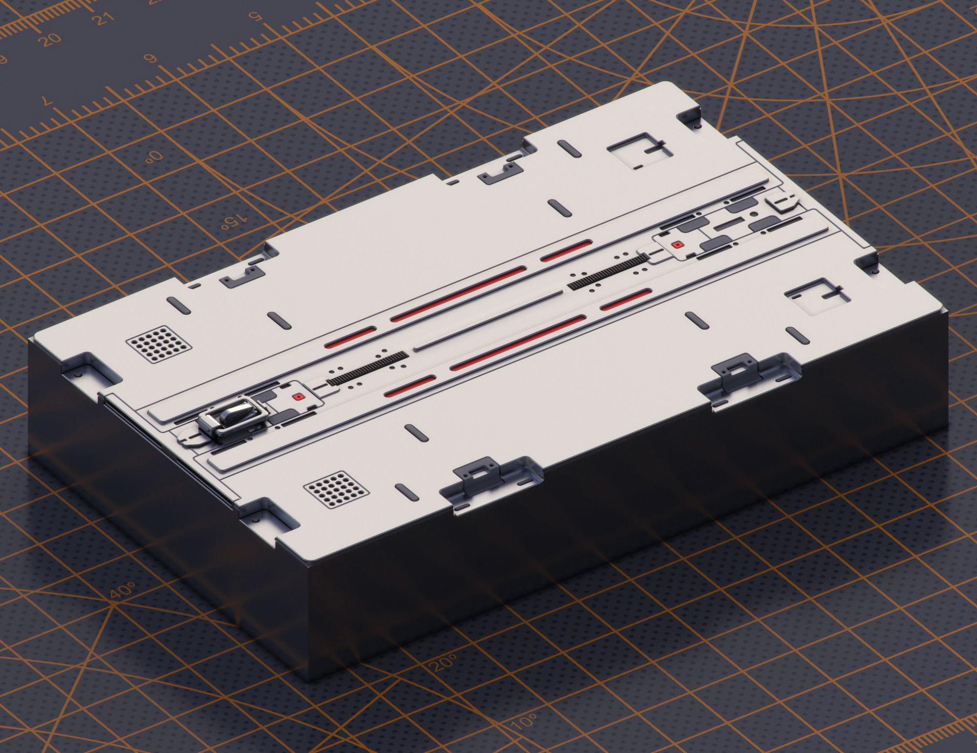 Mech Warrior Hard Surface Kitbash 6 of 20 3D model_16