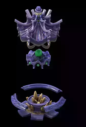 Game Model - Phantom Star Defense Stone Pagoda