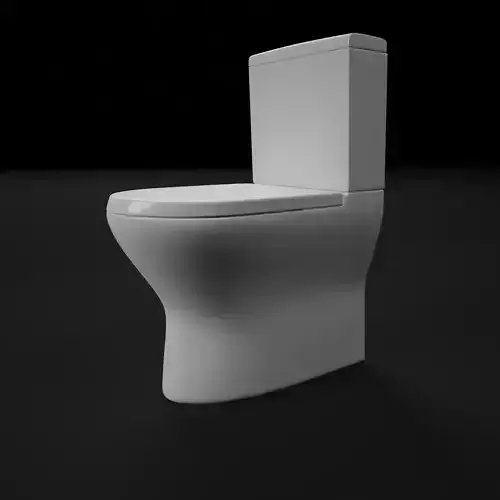 render ready vray toilet commode 05 3D model
