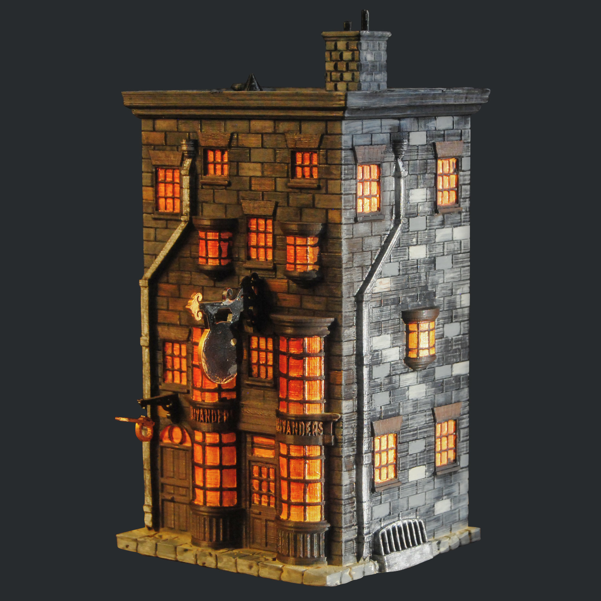 Ollivanders Wand Shop - Diagon Alley - Harry Potter 3D print model_21