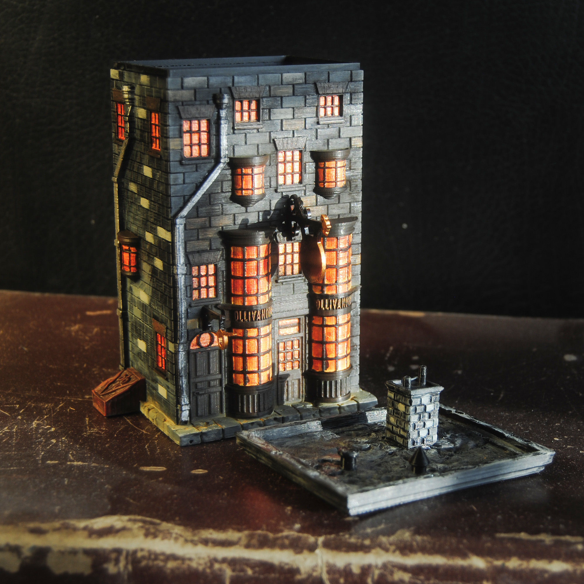 Ollivanders Wand Shop - Diagon Alley - Harry Potter 3D print model_8