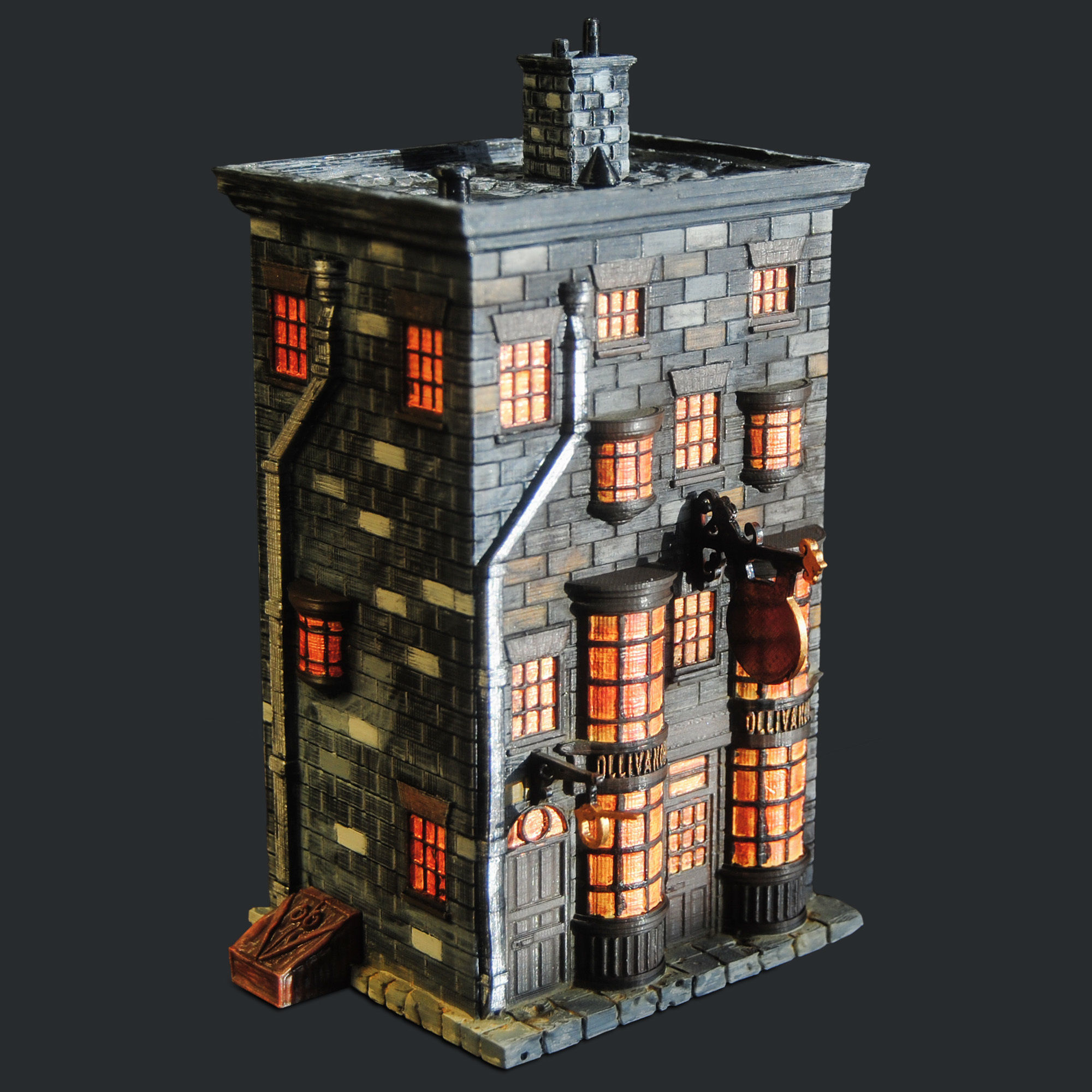Ollivanders Wand Shop - Diagon Alley - Harry Potter 3D print model_1