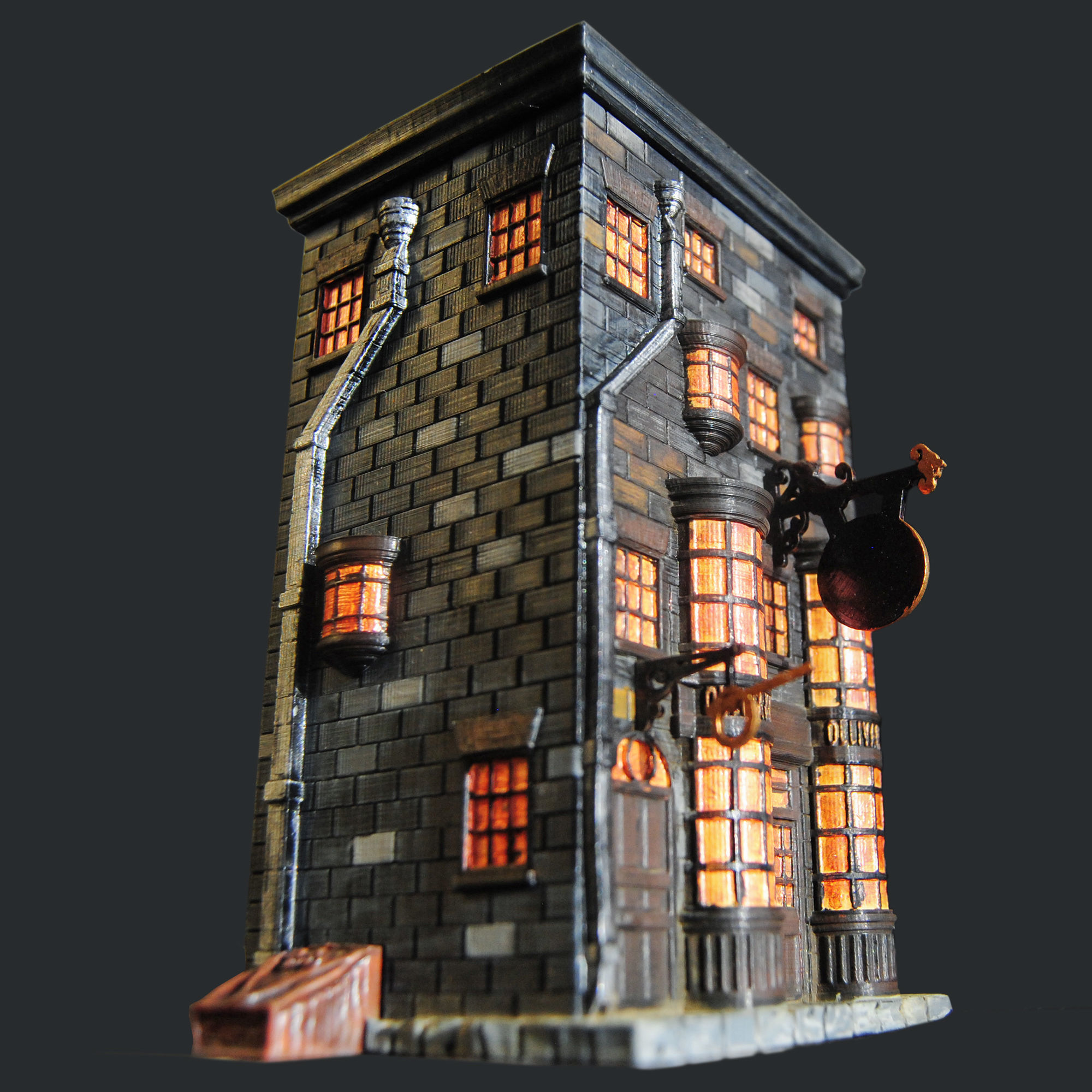 Ollivanders Wand Shop - Diagon Alley - Harry Potter 3D print model_9