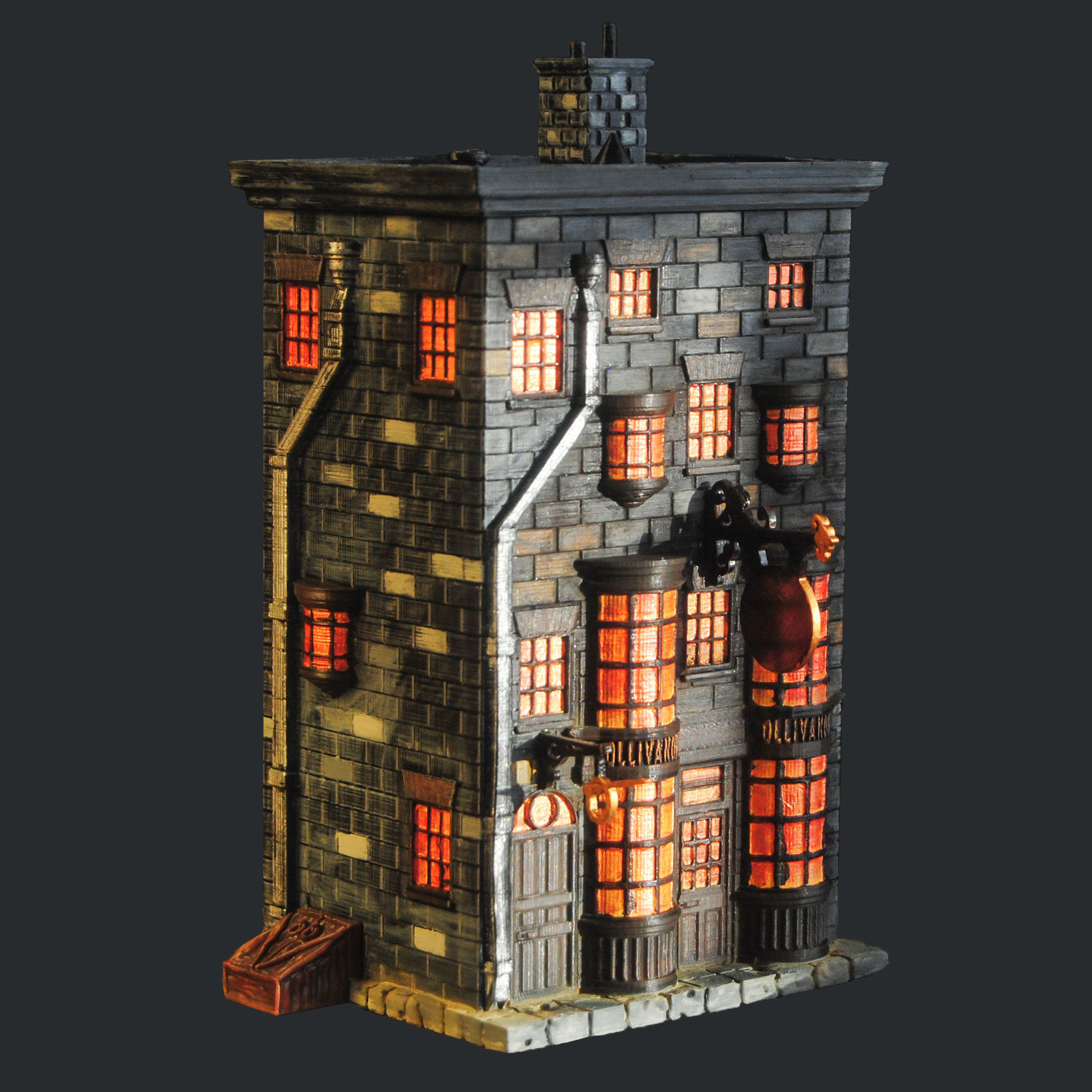 Ollivanders Wand Shop - Diagon Alley - Harry Potter 3D print model_20