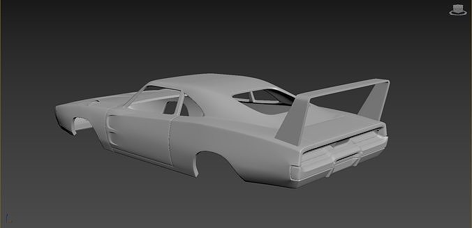 Dodge Charger Daytona 1969 Body for print 3D print model 3
