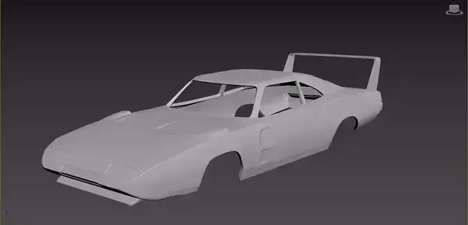 Dodge Charger Daytona 1969 Body for print 3D print model