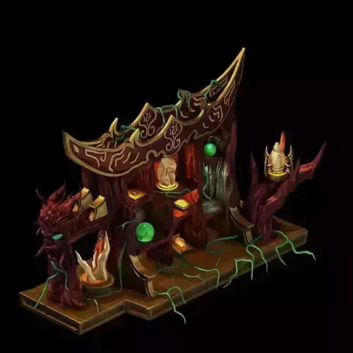 Game model - furniture cabinet disillusion Ming fi