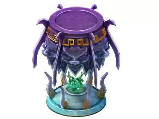 Game Model - Family Objects - White Stool 01 3D model_0