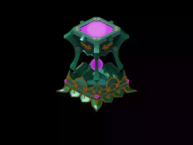 Game Model - Family Objects - White Jade Stool Set